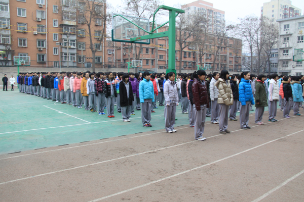 北京铁二中2012—2013学年度第二学期开学典礼